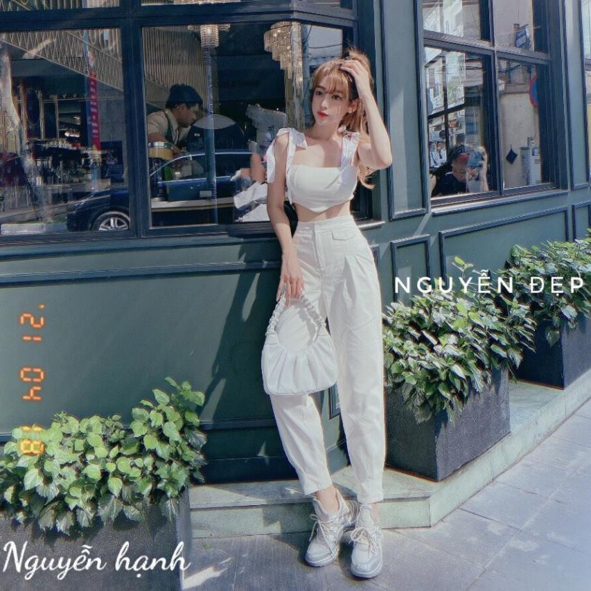 Set đồ nữ cá tính, set quần lửng áo sơ mi, áo quây, áo thun đi chơi sang chảnh mùa hè đẹp 8A00023 JKR | BigBuy360 - bigbuy360.vn