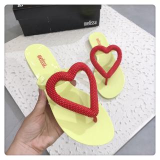 MELISSA Dép Nhựa Đế Bằng Thiết Kế Đục Lỗ Cho Nữ DFjkwiqw
