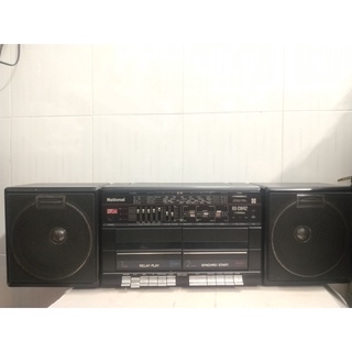 Radio cassette National RX-CW42 có đường line đồ cũ nghe hay ok 100%