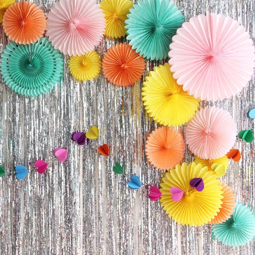 Set 6 / 8 Lồng Đèn Giấy Hình Hoa Treo Trang Trí Tiệc Cưới / Sinh Nhật DIY