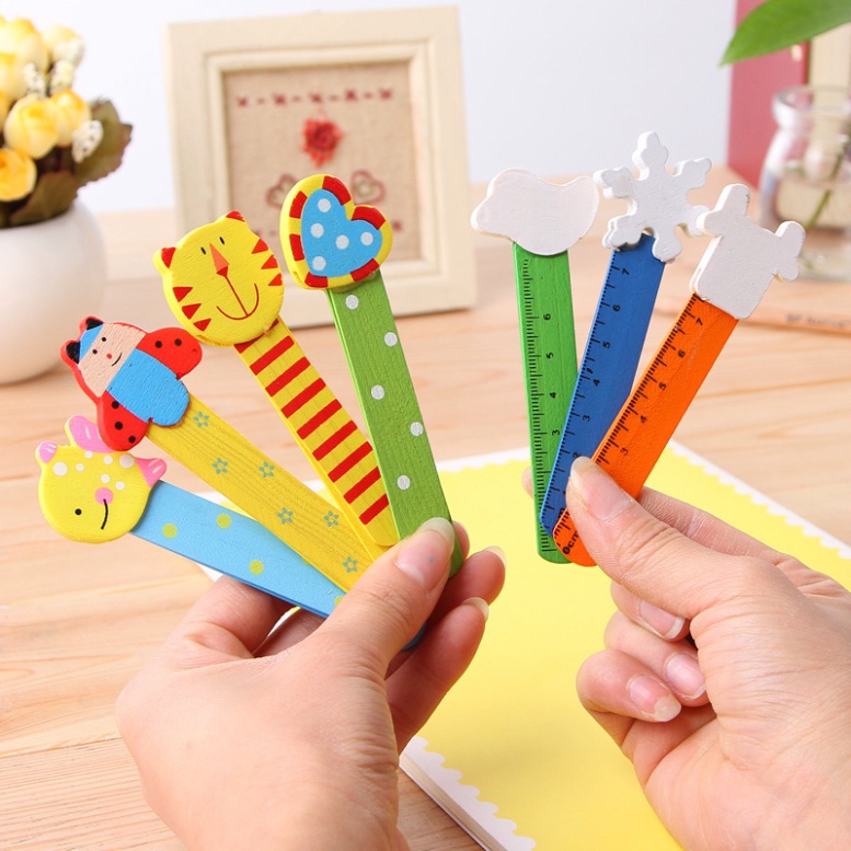 Bookmark gỗ nhiều hình ngộ nghĩnh - Bookmark kẹp dễ thương (1318BMD)