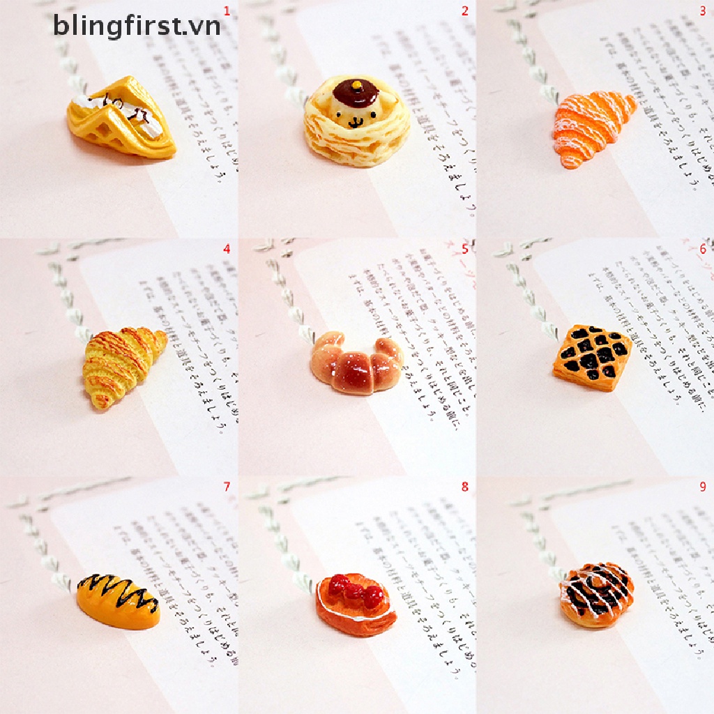 Set 3 Bánh Mì / Thức Ăn Giả Trang Trí Nhà Búp Bê