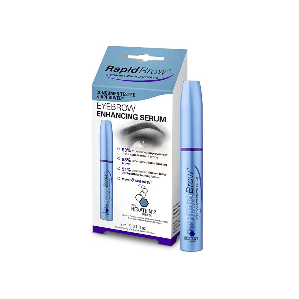 Serum kích thích lông mi RapidLash/Serum kích thích lông mày RapidBrow 3ml hiệu quả nuôi dưỡng và trẻ hóa