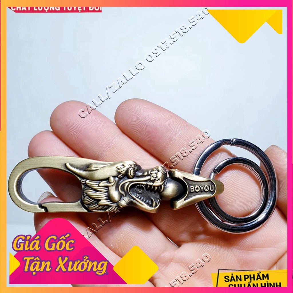 Móc Khóa Đầu Rồng BoYou (giá 1 chiếc) (Ảnh Sp thật)