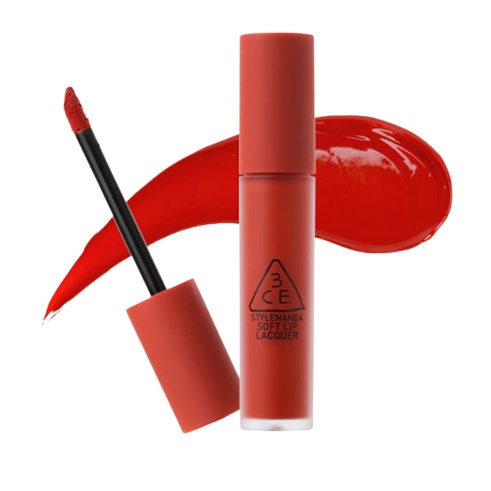 Son kem 3CE Soft Lip Lacquer Ordinary Red