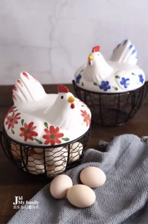 (Có sẵn )Rổ gà đựng trứng gà decor