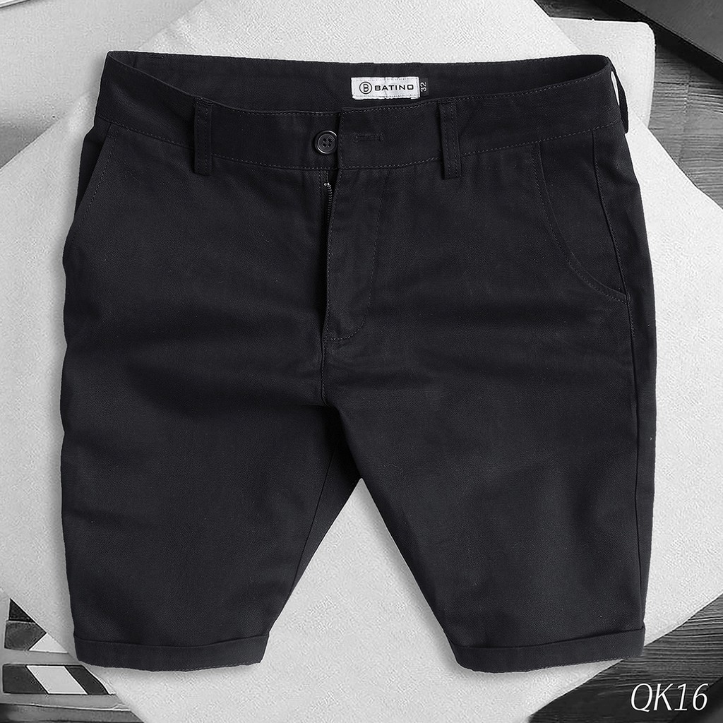 Quần Cộc Nam Vải Kaki Cao Cấp Phong Cách Hàn Quốc Thời Trang BATINO
