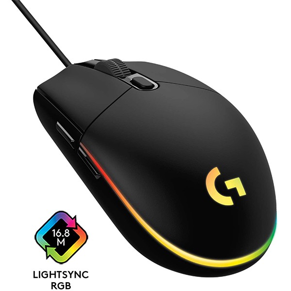 Chuột Logitech G102 LIGHTSYNC RGB phiên bản mới 2020 - Hàng chính hãng bảo hành đổi mới 24 tháng