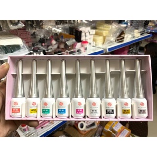 Set Gel Cọ Nét Hoa Hồng 9 Chai