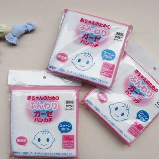 Khăn xô sữa xuất nhật ( 1 gói 10 khăn)