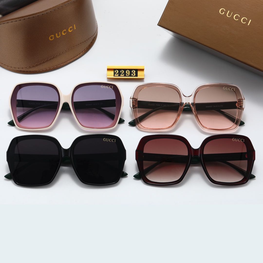 Gucci_ Kính râm 2021 Thời trang Hàn Quốc mới Kính râm phân cực nam và nữ Cặp đôi hợp thời trang Du lịch ngoài trời Kính râm lái xe thời trang Ngôi sao đường phố Chụp ảnh Wild Anti-UV Kính râm