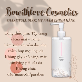 Nước Tẩy Trang Cho Da Nhạy Cảm Chacott For Professional 500ML Nhật Bản