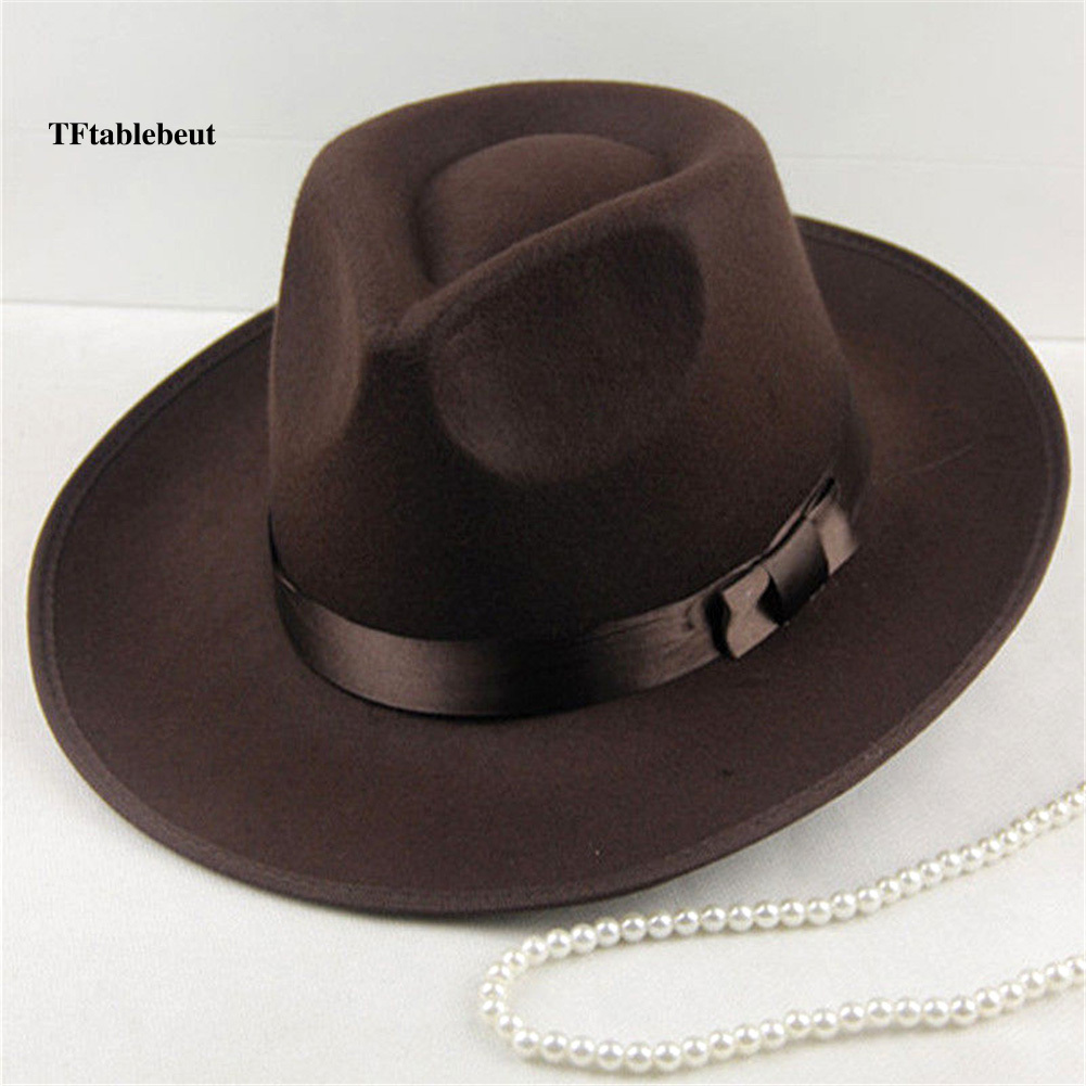 Mũ Fedora Panama Vành Rộng Chống Nắng Phong Cách Vintage Thời Trang Mùa Thu Cho Nam Và Nữ