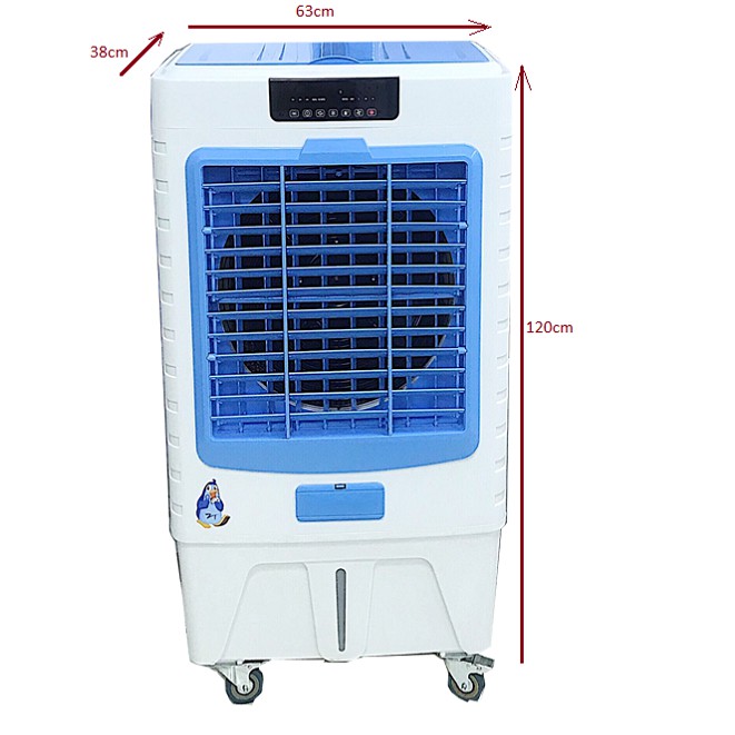 Quạt điều hòa không khí AKYO ZT80 cảm ứng 8.000m3/h 200W tặng kèm 2 đá khô bảo hành 24 tháng