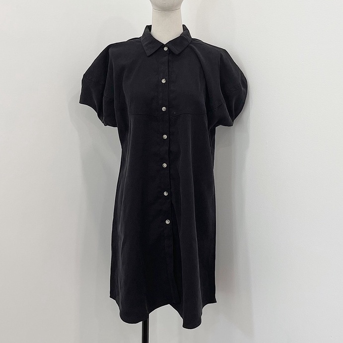 MSD003 Đầm Cổ Sơ Mi 2 Màu Trắng Đen Cột Eo Váy Xinh Xắn Phong Cách Hàn Quốc Nữ Tính Đơn Giản Sang Trọng | BigBuy360 - bigbuy360.vn