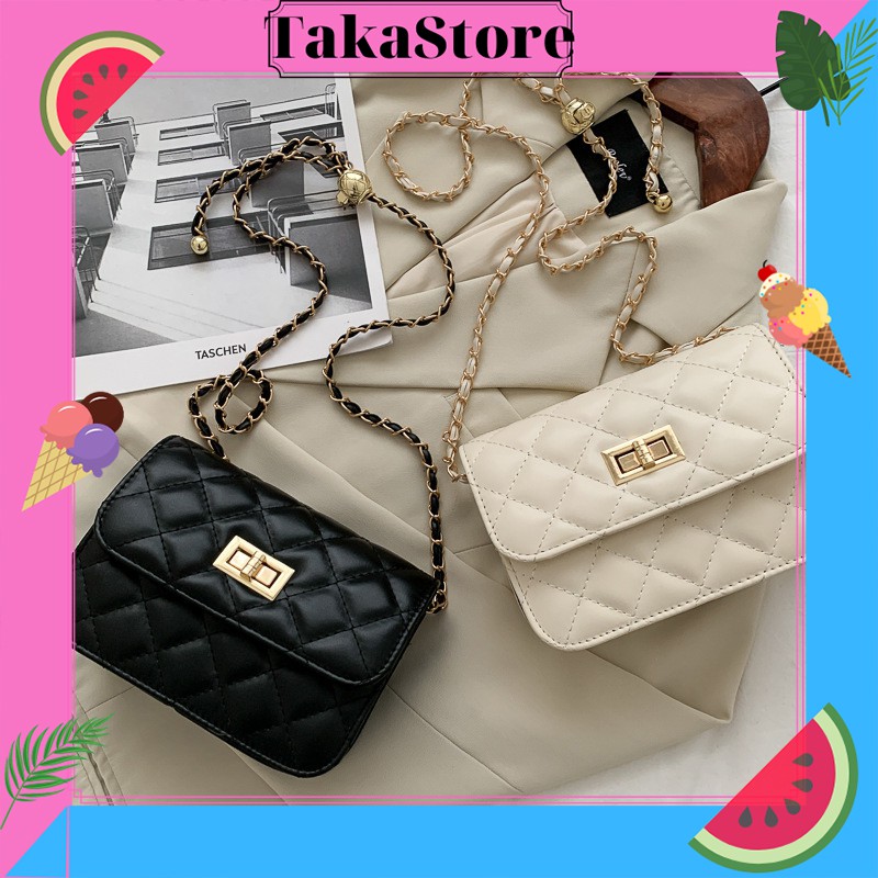 Túi xách nữ đẹp đeo chéo cao cấp  giá rẻ quảng châu thời trang siêu hot TAKASTORE TX067845