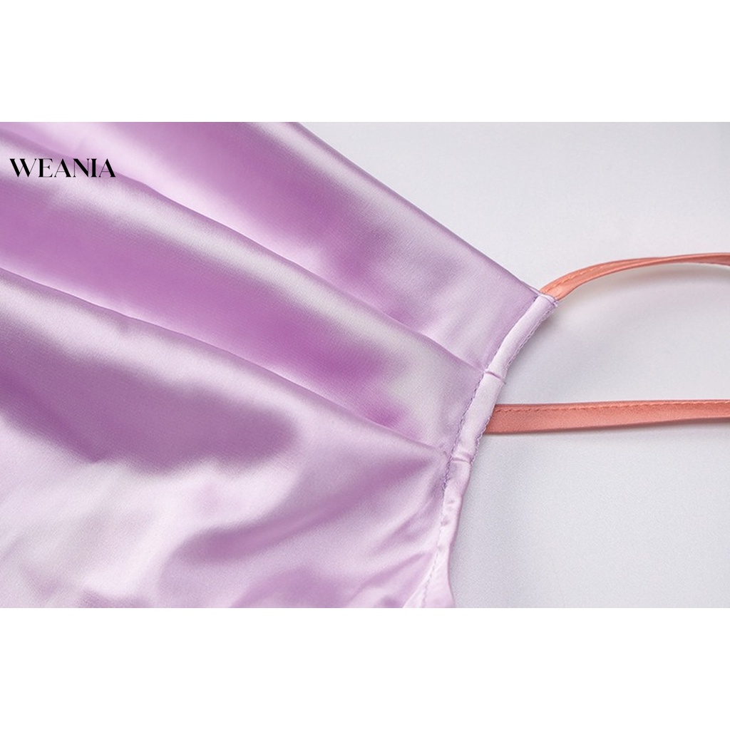 Đầm Body Chất Satin Phối Dây Đan Chéo Thiết Kế Quyến Rũ