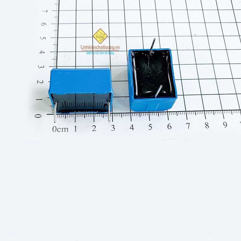 10 chiếc tụ bếp từ 5uF 275VAC 400VDC màu xanh chính hãng BM