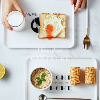 Khay nhựa trang trí , khay đựng bát ăn dặm cho bé
