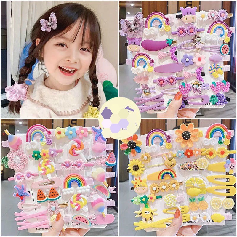 Kẹp Tóc Mái Siêu Cute Phong Cách Hàn Quốc - Kẹp Mái Bé Gái Nhiều Hình Cute (1 cái)