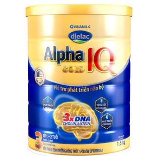 Sữa Dielac Alpha gold 3 1500g date 2023