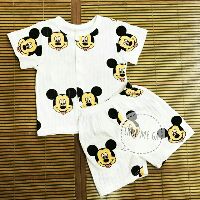 ĐỒ BỘ COTTON GIẤY CỘC TAY