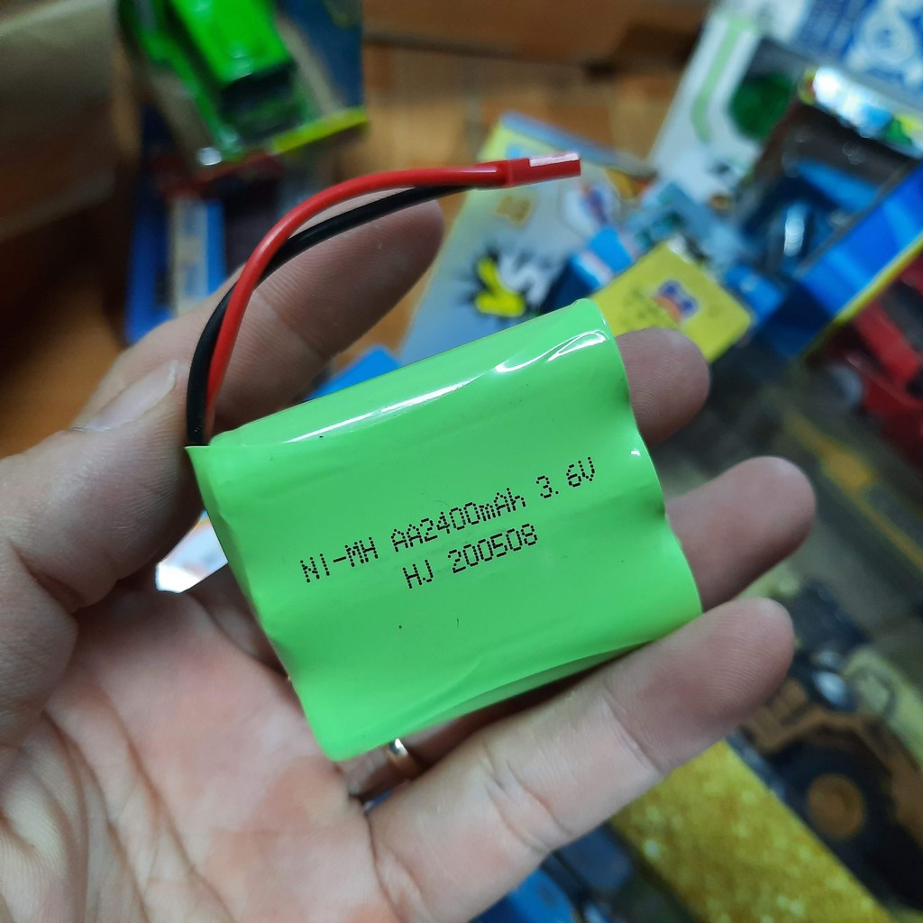 Pin sạc Ni-mh 3.6v 2400mah mô hình xe điều khiển đồ chơi trẻ em