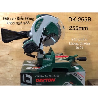 Máy cắt nhôm 🔥FREESHIP🔥 Máy cắt nhôm Dekton Dk255B đĩa cắt 255 1850W