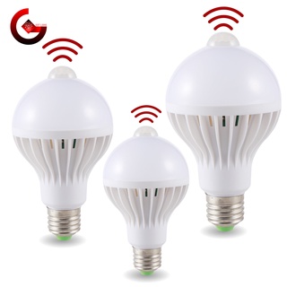 Bóng Đèn Led E27 Cảm Biến Chuyển Động Thông Minh 5W 7W 9W 110V 220V