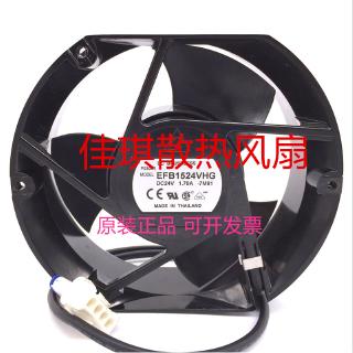 Delta 17cm 17.050 24V 1.70A quạt EFB1524VHG 24V biến tần quạt lưu lượng gió
