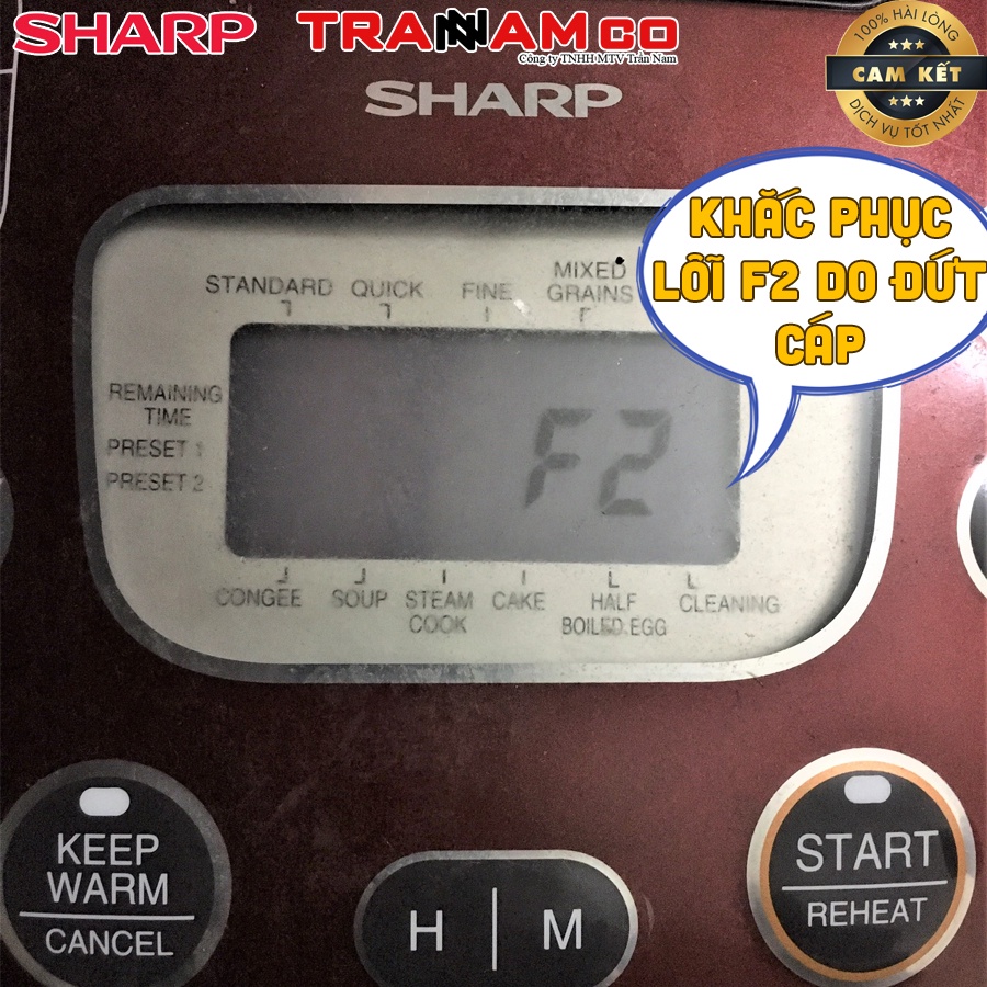 (Chọn hỏa tốc)DÂY CÁP XỬ LÍ LỖI F2 NỒI CƠM ĐIỆN KS-TH18 SHARP
