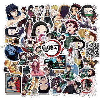 1176 Hình dán Anime Lưỡi Gươm Diệt Quỷ - Kimetsu No Yaiba chống trầy, chống thấm nước, không phai màu dưới ánh nắng