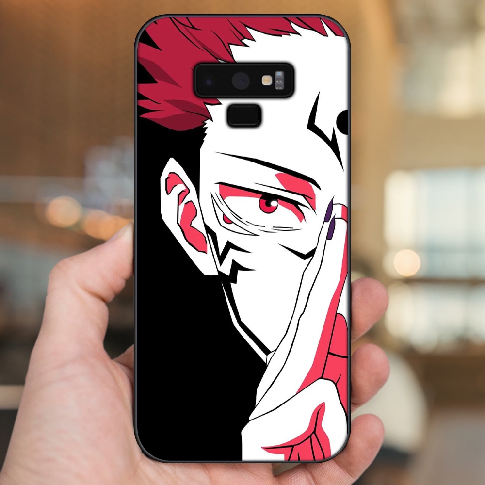 Ốp lưng Samsung Note 9 viền đen in hình Yuji Jujutsu Kaisen