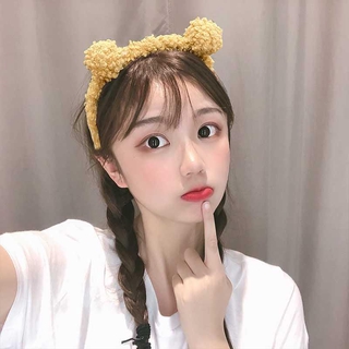 Cài tóc phối lông kiểu dáng đáng yêu cho nữ