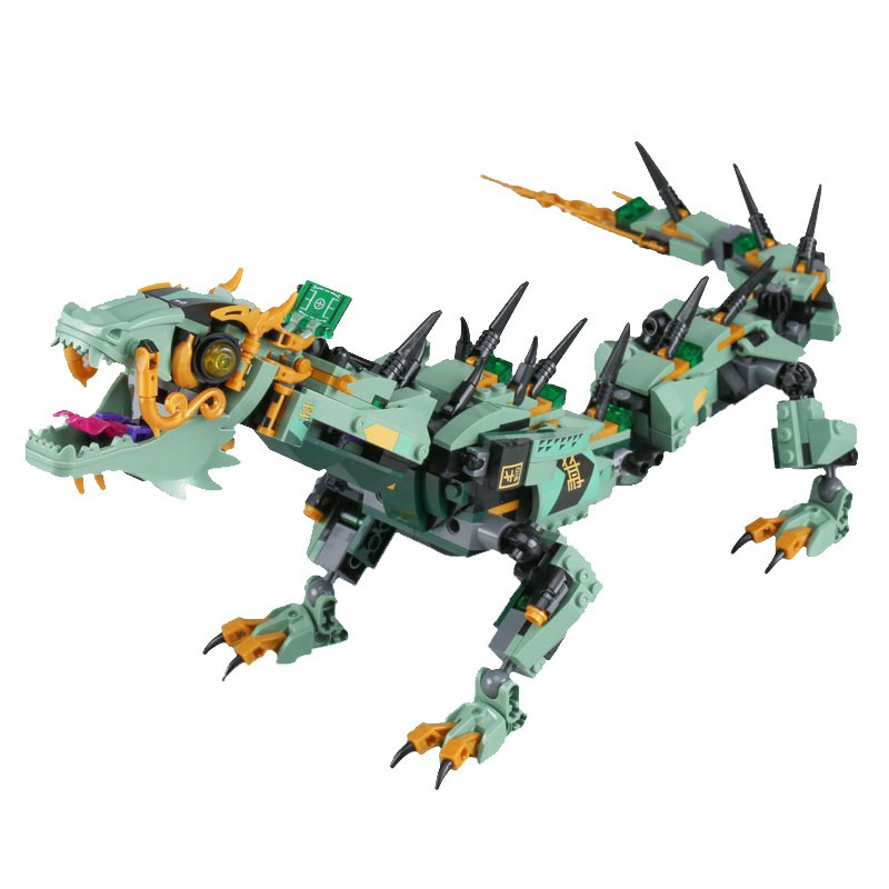 [Mã LIFE0503TOYS1 giảm 10% đơn 150k] Đồ chơi Lắp ghép Mô hình Ninjago Rồng Xanh Huyền Thoại của ninja 80006