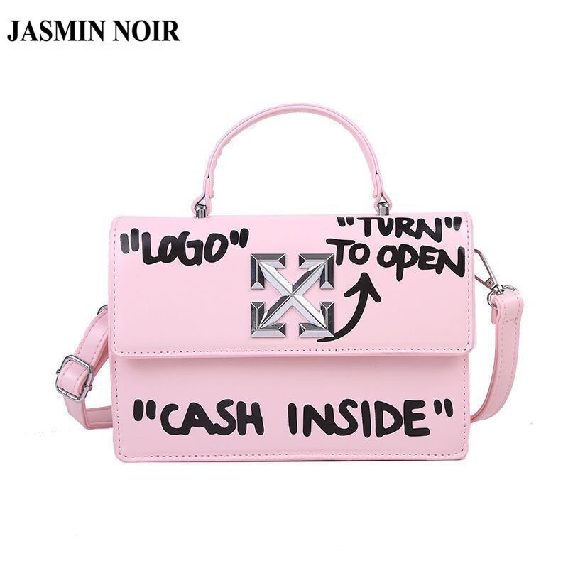Túi Xách JASMIN NOIR Họa Tiết Thời Trang Cá Tính Độc Đáo Cho Nữ