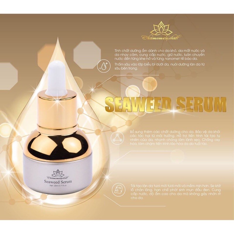 Serum lô hội chamomileskill hàng chuẩn kèm quà tặng