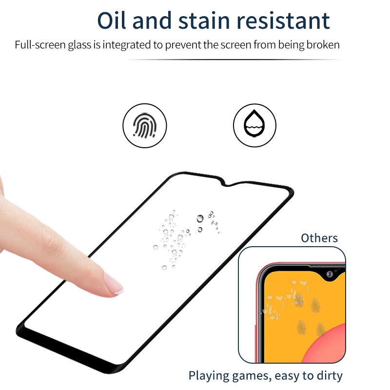 Cường lực Samsung A10 , A10s , A11 full màn hình 10D , chống trầy xước cho màn hình điện thoại