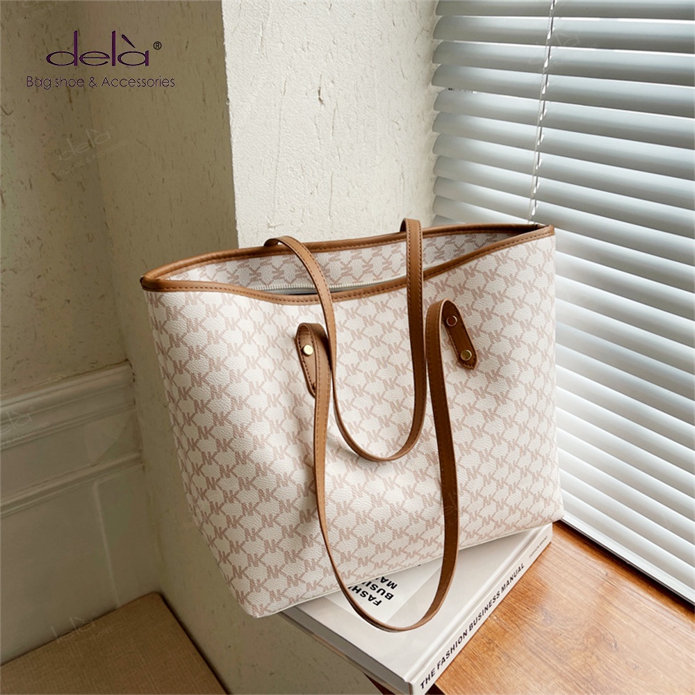 Dela Túi Xách Đeo Vai Sức Chứa Lớn Mẫu Mới Thời Trang Nhật Hàn Cho Nữ