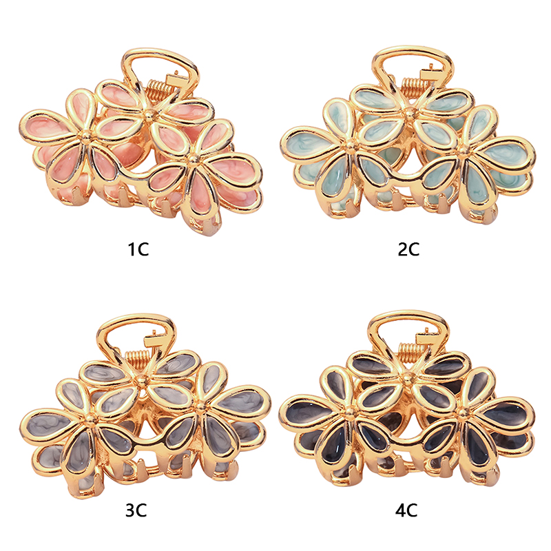 Kẹp tóc kiểu bông hoa dễ thương dành cho nữ