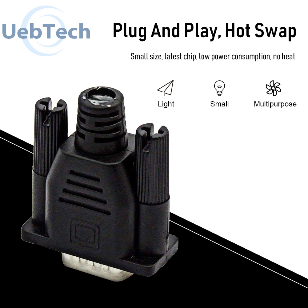 Thiết bị giả lập màn hình không đầu VGA EDID 1080P Uebtech
