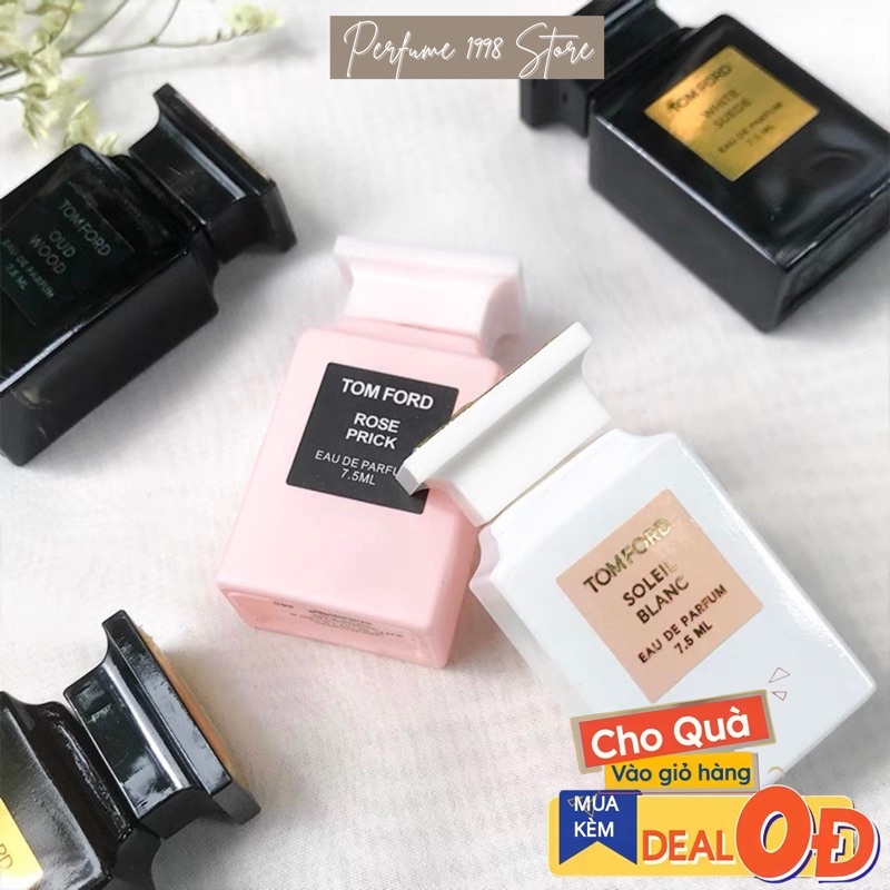 Set nước hoa Tom Ford 7,5ml bộ 5 mùi hương mùi hương khác nhau dành cho cả Nam và Nữ biến tấu phong cách