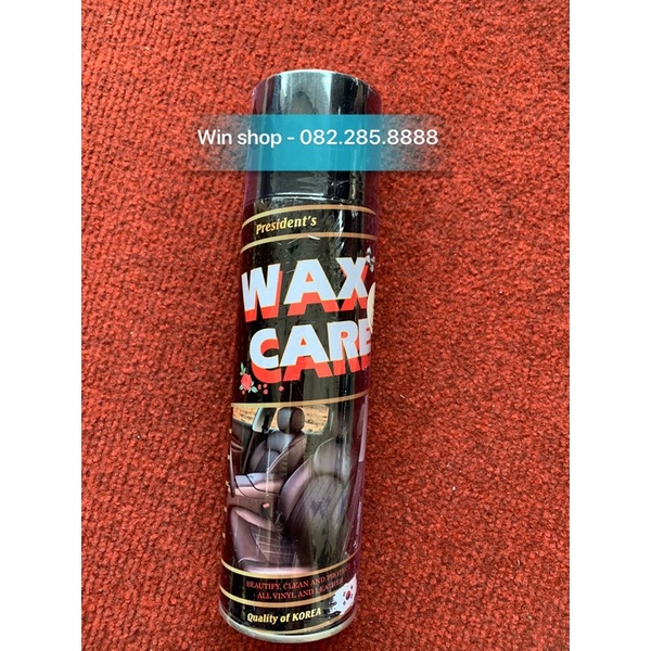 Xịt bóng đồ gỗ, đồ da, nội thất ô tô, bóng lốp WAX CARE
