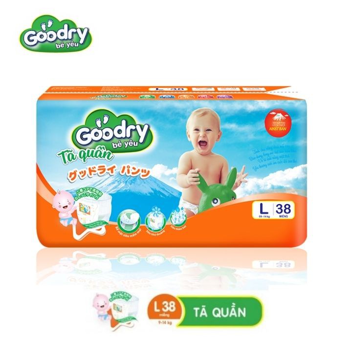 Tã/bỉm quần goodry M42+6 / L38+6 / XL34+6 / XXL30+6