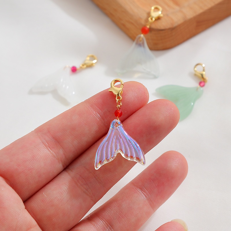 Móc Khóa Đuôi Cá Nhỏ Tự Làm 14K