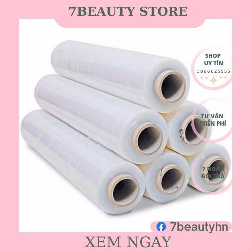 Cuộn màng co ủ tê giảm béo Cuộn nilon ,màng co quấn bụng,giảm béo [ cuộn 1KG]