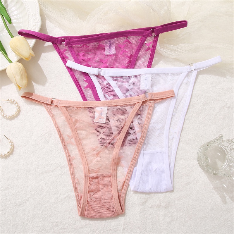 Quần lót ren lọt khe CUTEBYTE phong cách gợi cảm dễ thương cho nữ