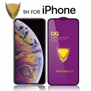 KÍNH CƯỜNG LỰC FULL MÀN OG TÍM CÁC DÒNG IPHONE 6G/7G/6P/7P/8P/X/XR/XSM/11/11PROMAX/12/12PROMAX