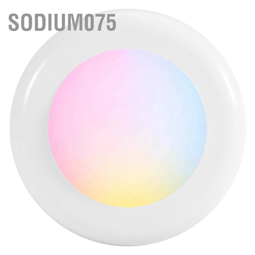 Hàng Hot Đèn LED không dây Puck Light RGB 12 màu hội trường ban đêm có thể thay đổi độ sáng Hàng giao ngaySodium075