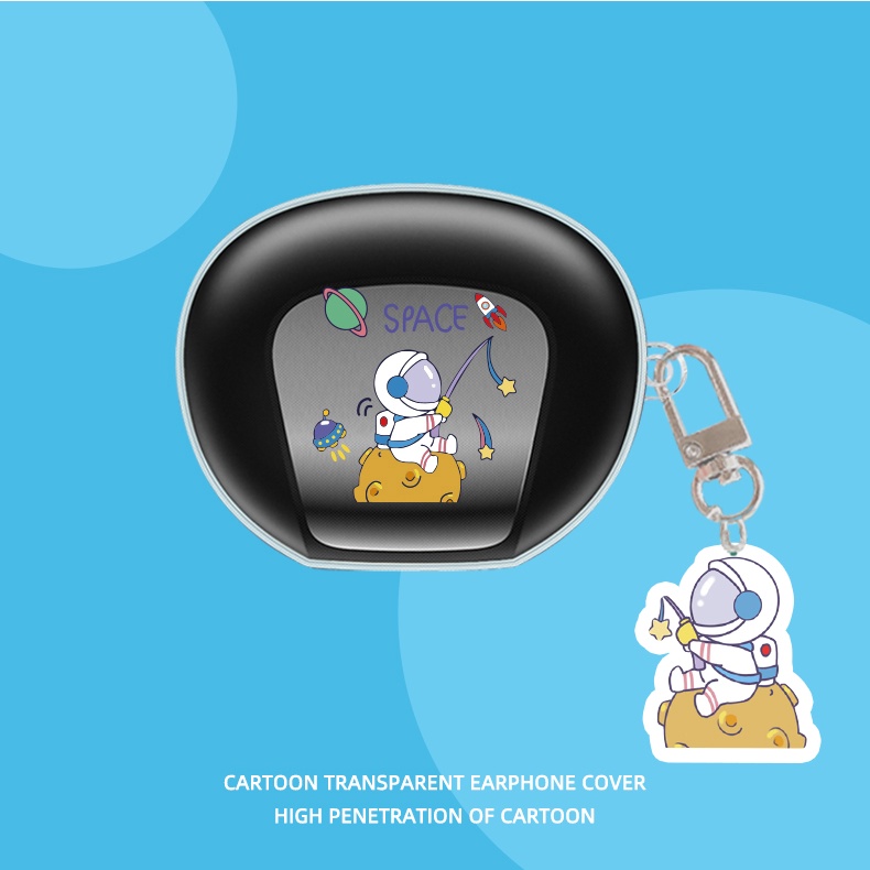 Edifier Vỏ Bảo Vệ Hộp Sạc Tai Nghe bluetooth Không Dây tws nb2 nb2 pro Bằng TPU Mềm Chống Sốc In Họa Tiết Hoạt Hình Đơn Giản Ốp